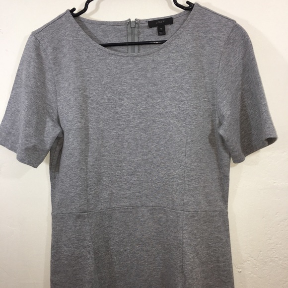 J. Crew Women’s Gray Short Sleeve Dress Size 10 - Picture 4 of 8